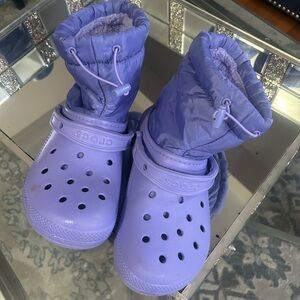 CROCS Lavender Winter Boots
